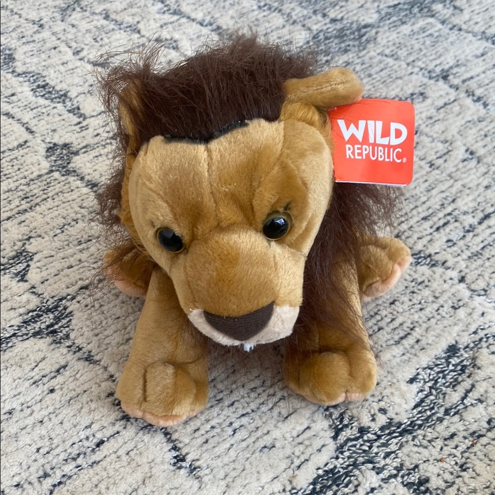 Kids Toy Stuffed Animal Brown Lion Plush Toy